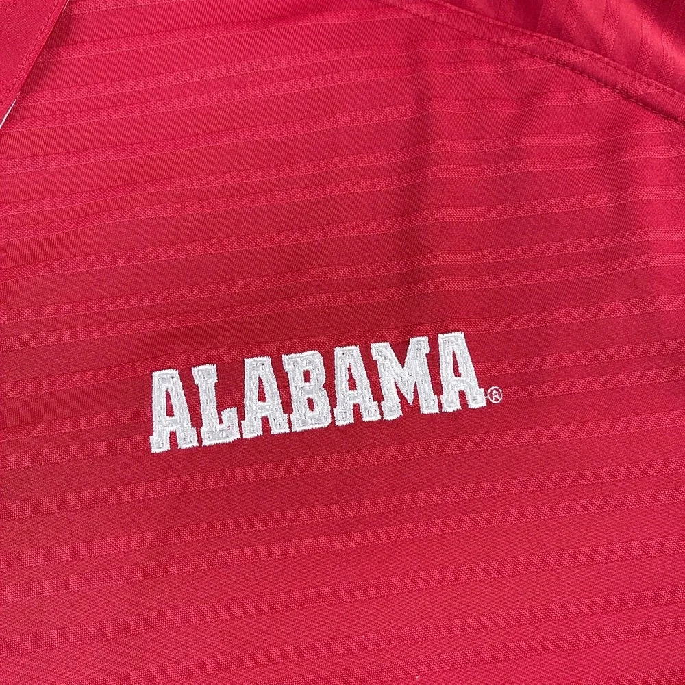 Alabama Crimson Tide‎ Polo Shirt Mens Large Red Nike Team Fit Dry Performance